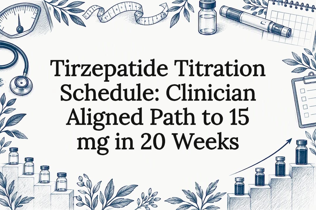 Tirzepatide Titration Schedule: Clinician Aligned Path to 15 mg in 20 Weeks