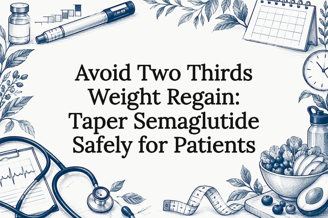 Avoid Two Thirds Weight Regain: Taper Semaglutide Safely for Patients