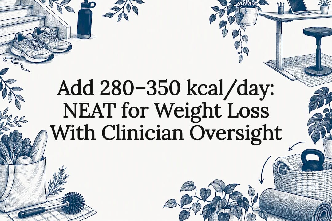 Add 280–350 kcal/day: NEAT for Weight Loss With Clinician Oversight