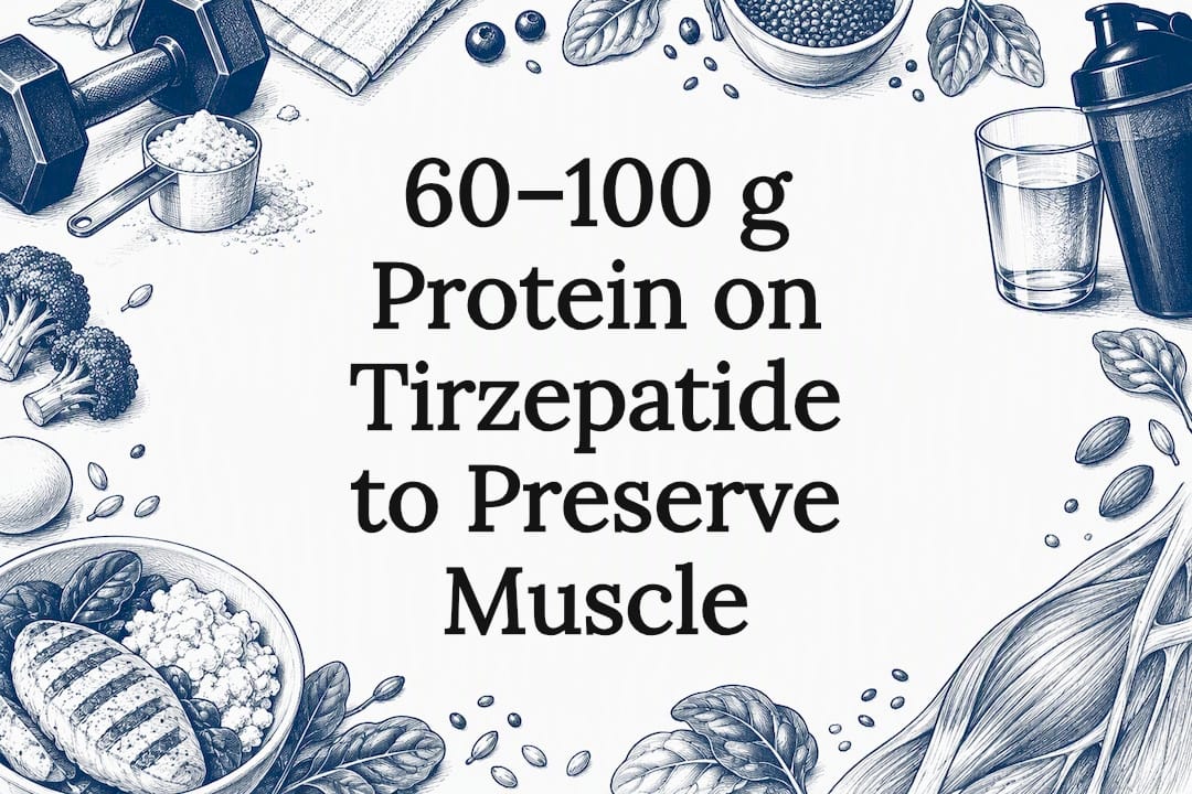 60–100 g Protein on Tirzepatide to Preserve Muscle