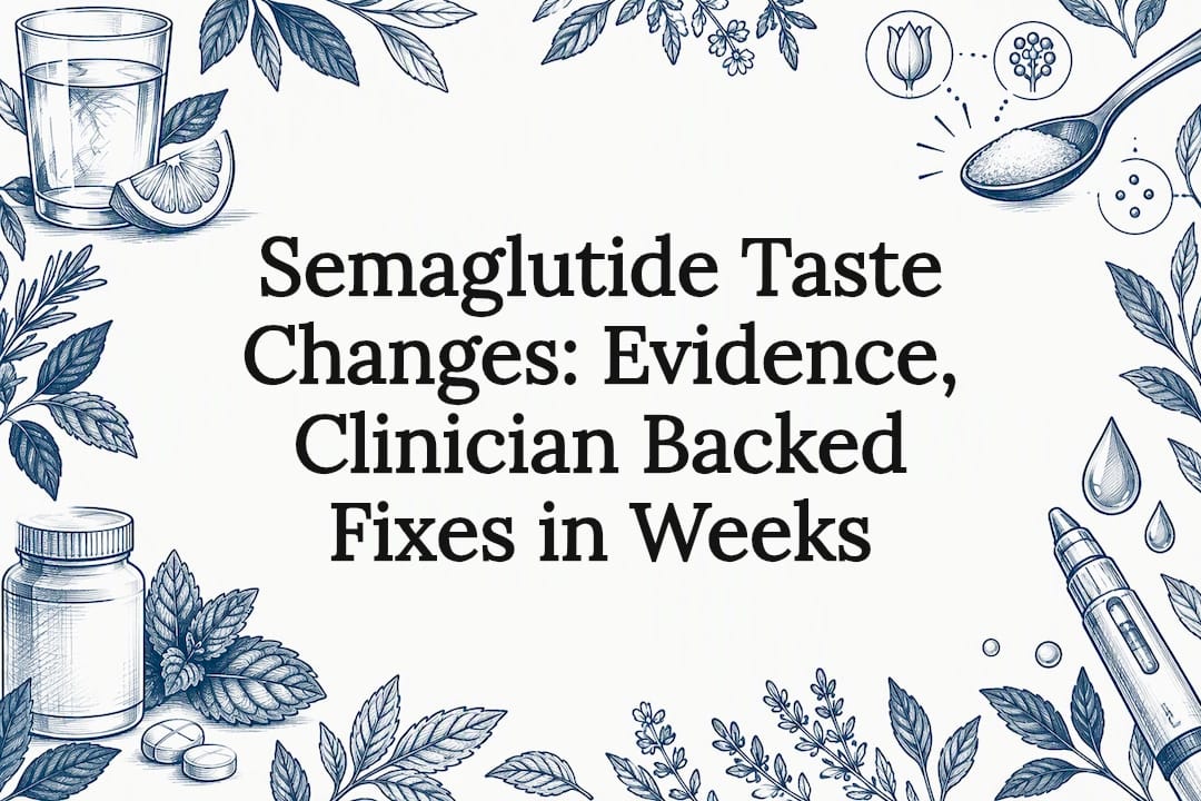 Semaglutide Taste Changes: Evidence, Clinician Backed Fixes in Weeks
