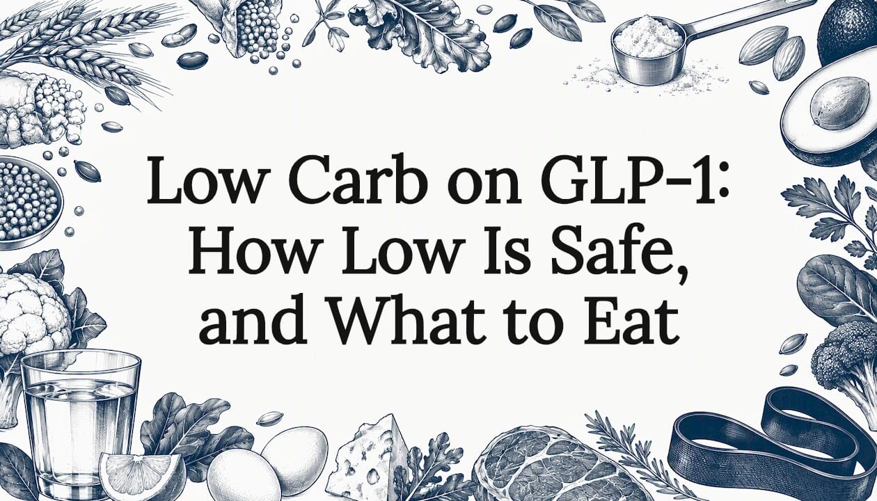 Low Carb on GLP-1: How Low Is Safe, and What to Eat