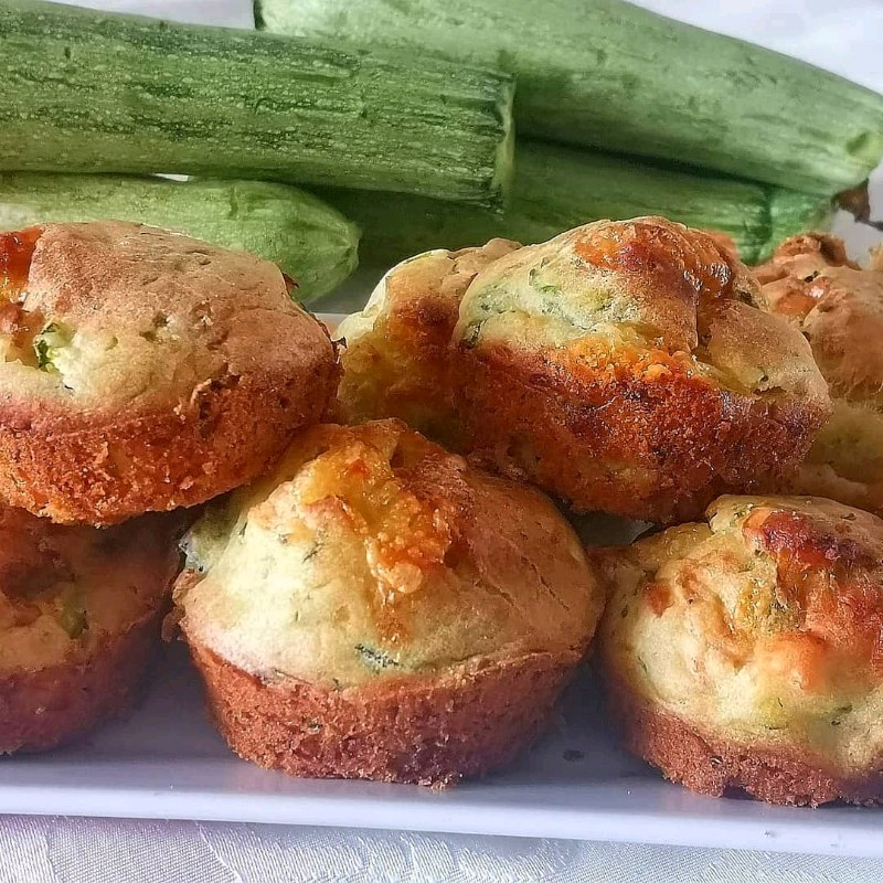 Muffin zucchine e salmone