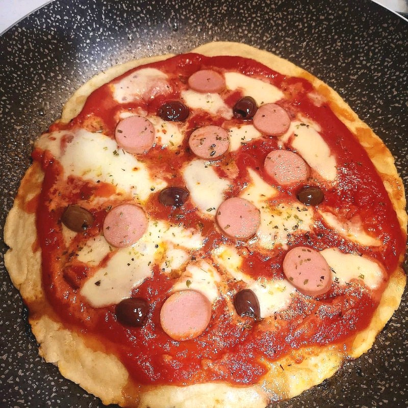 Pizza veloce in padella