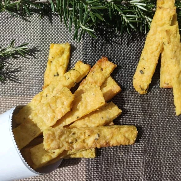 Chips di ceci e mais al forno