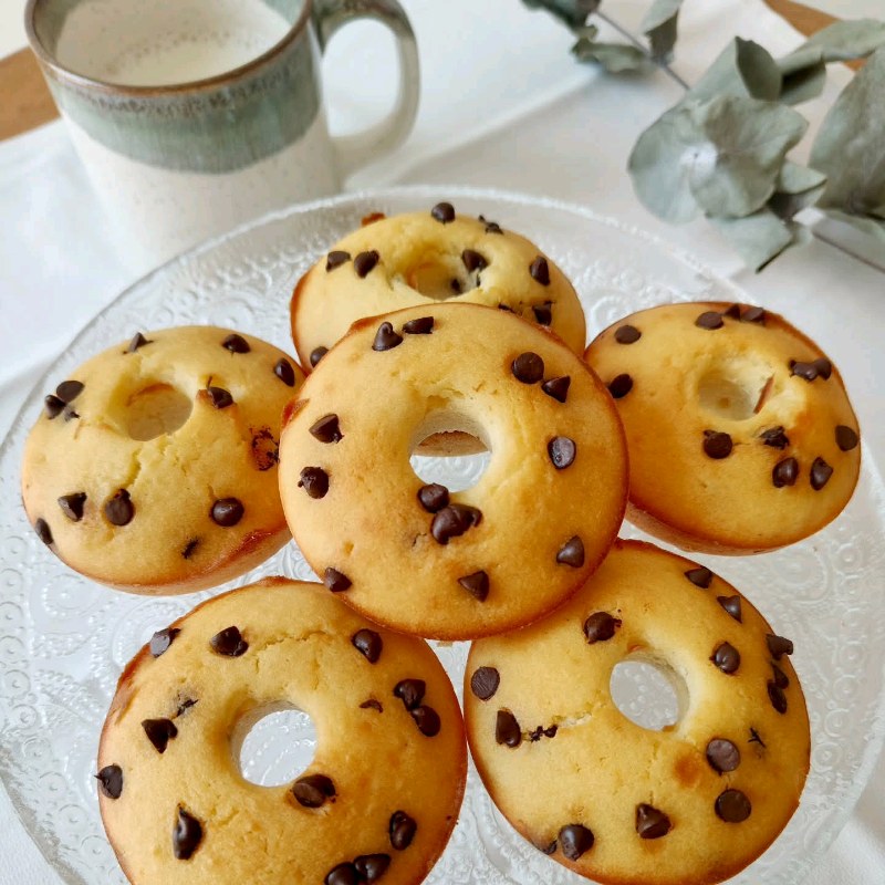 Ciambelline con gocce di cioccolato