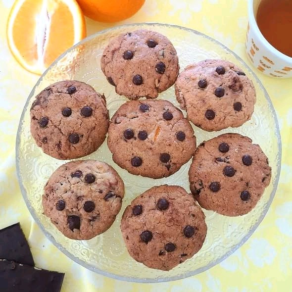 Cookies facilissimi cioccolato e arancia