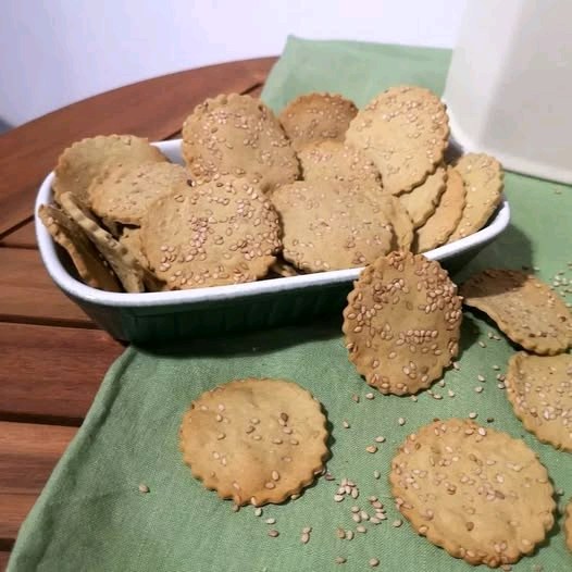 Crackers con farina di piselli