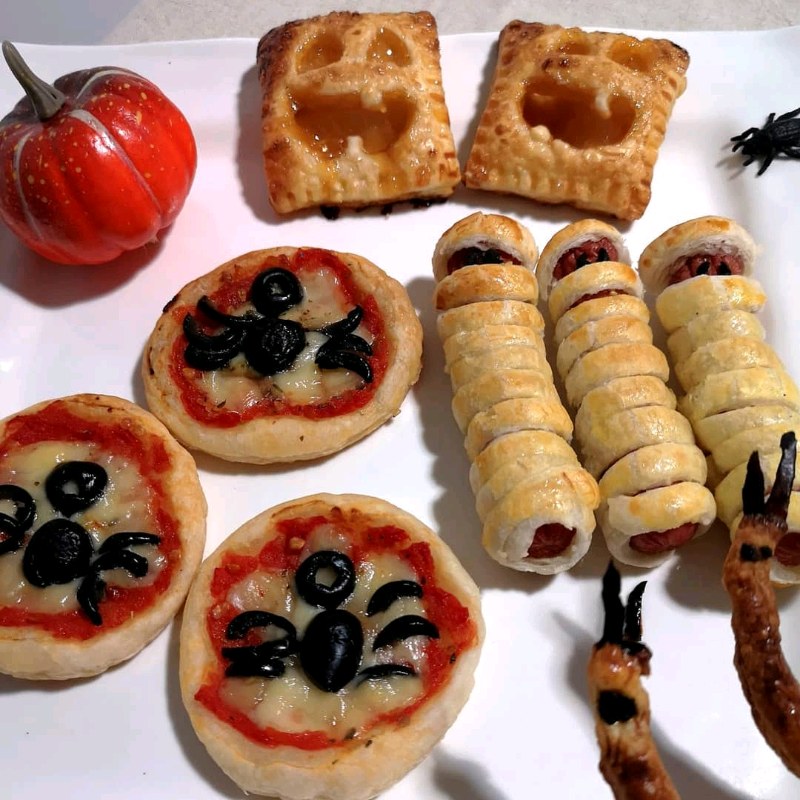 Idee per Halloween con pasta sfoglia