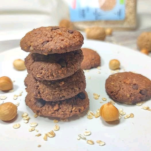 Biscotti vegan avena e cioccolato