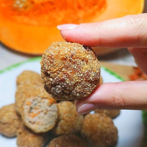 Polpettine di carne e zucca