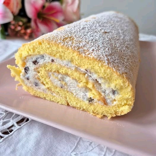 Rotolo ricotta e cioccolato
