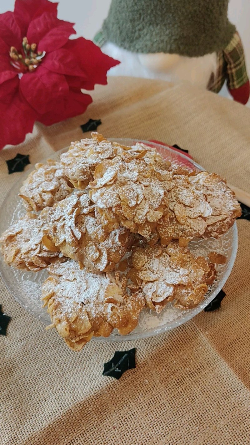 Biscotti con corn flakes - Rose del deserto