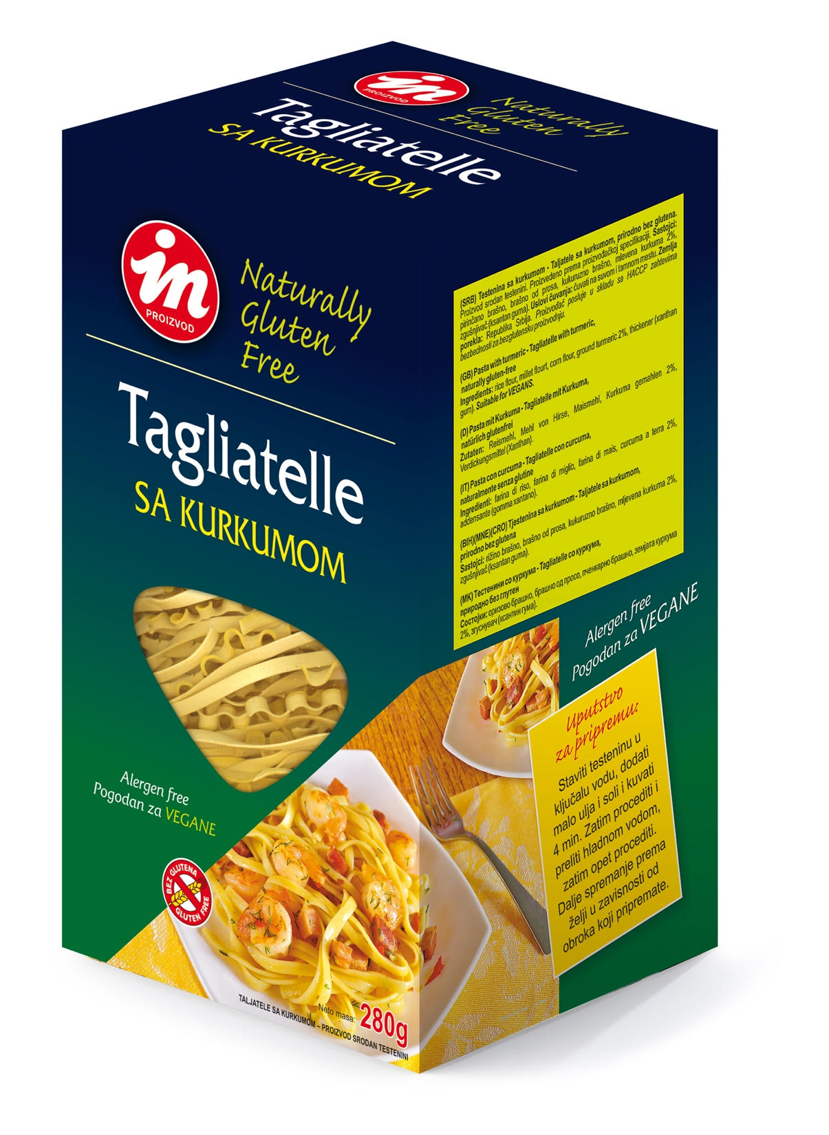 Taljatele sa Kurkumom