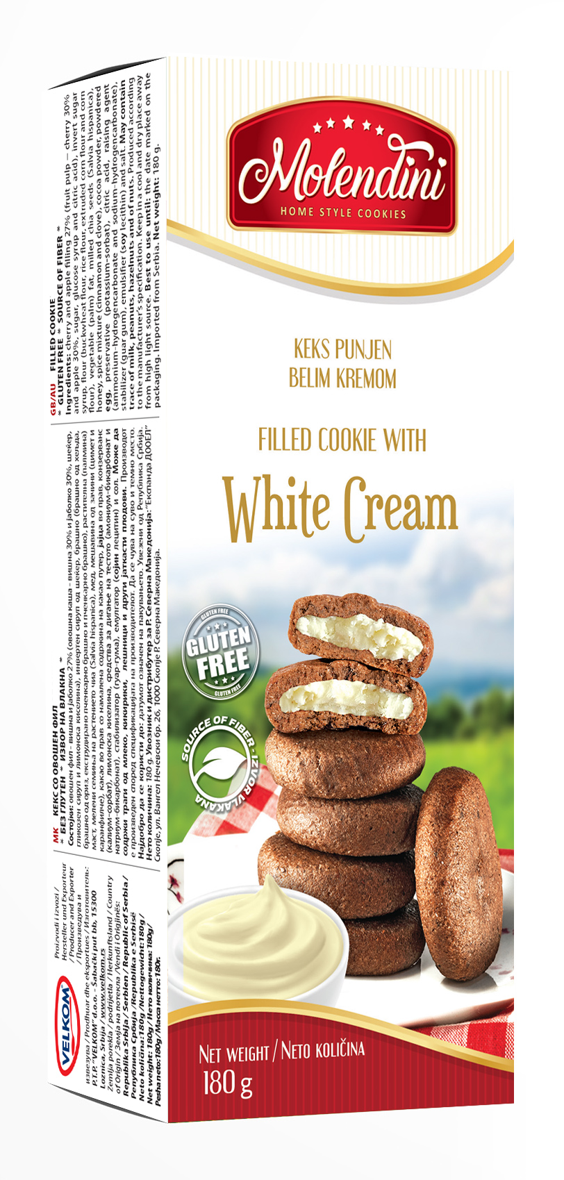 Keks punjen belim kremom