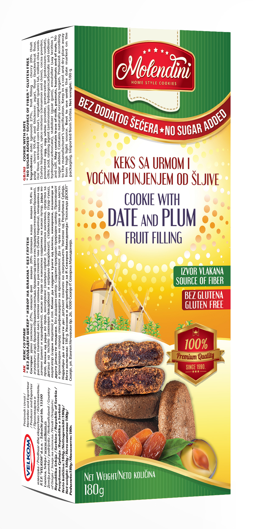 Keks sa urmom punjen šljivom