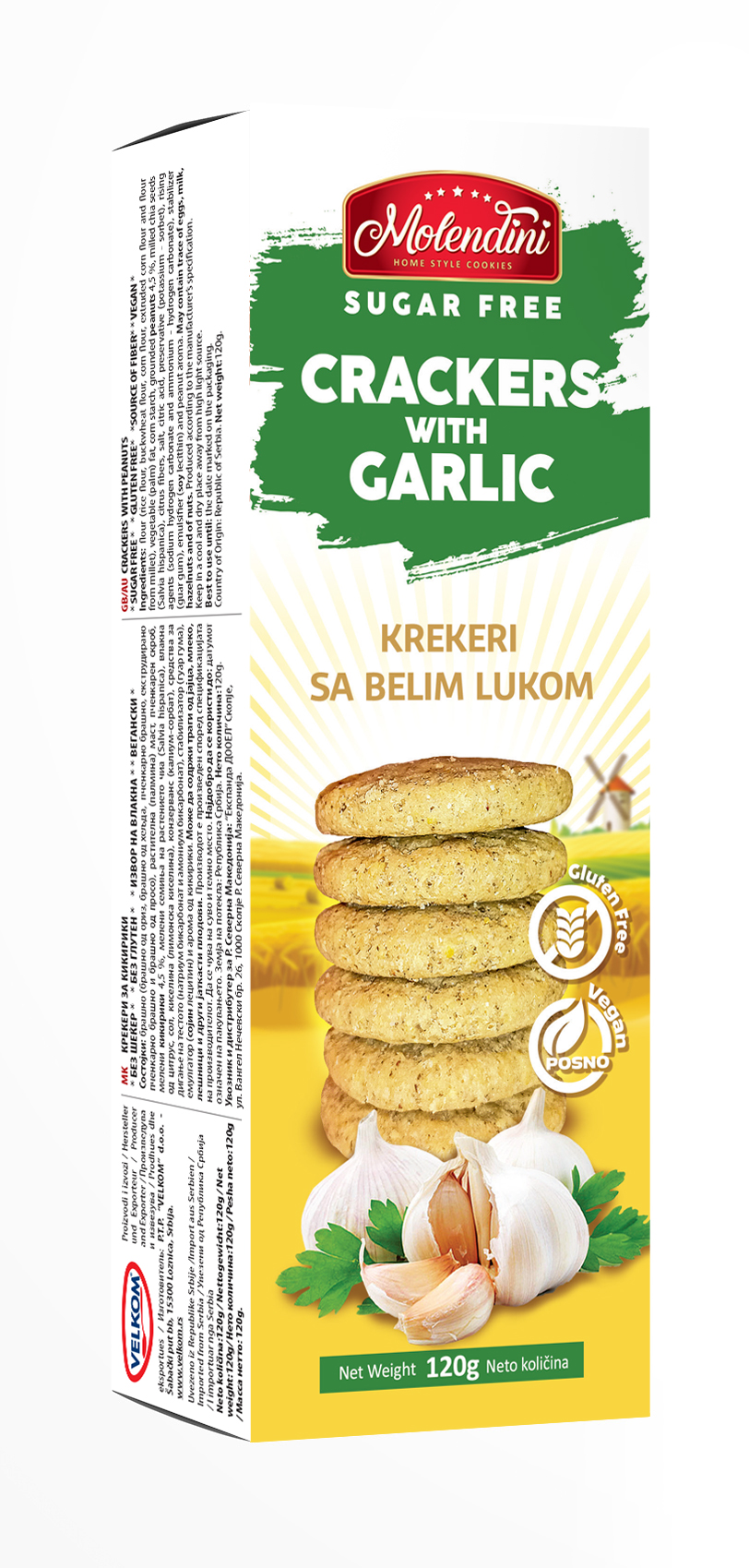 Kreker sa belim lukom