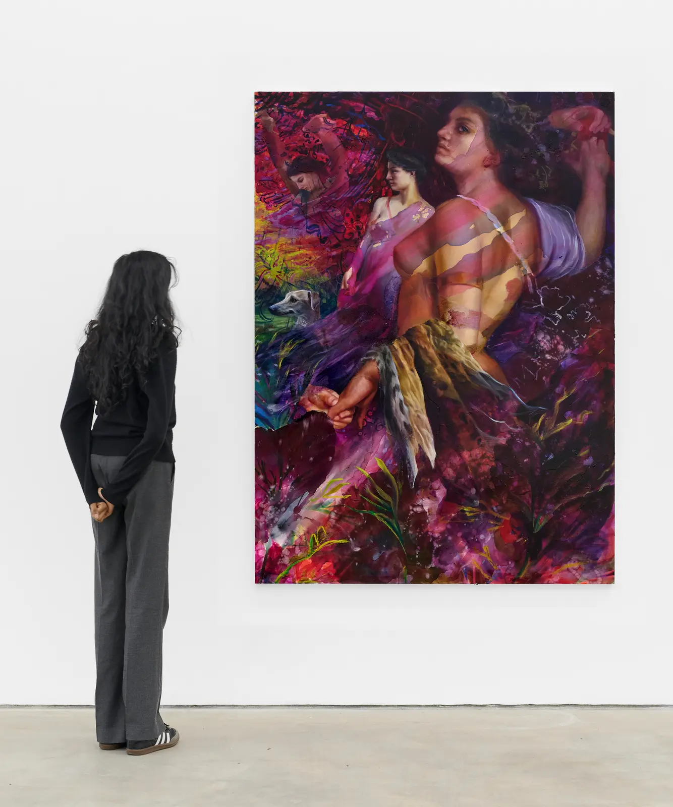 an artwork by Angela Fraleigh