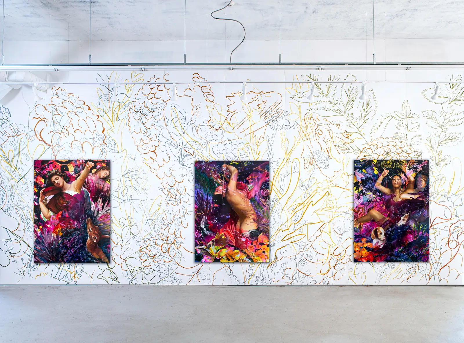 an artwork by Angela Fraleigh