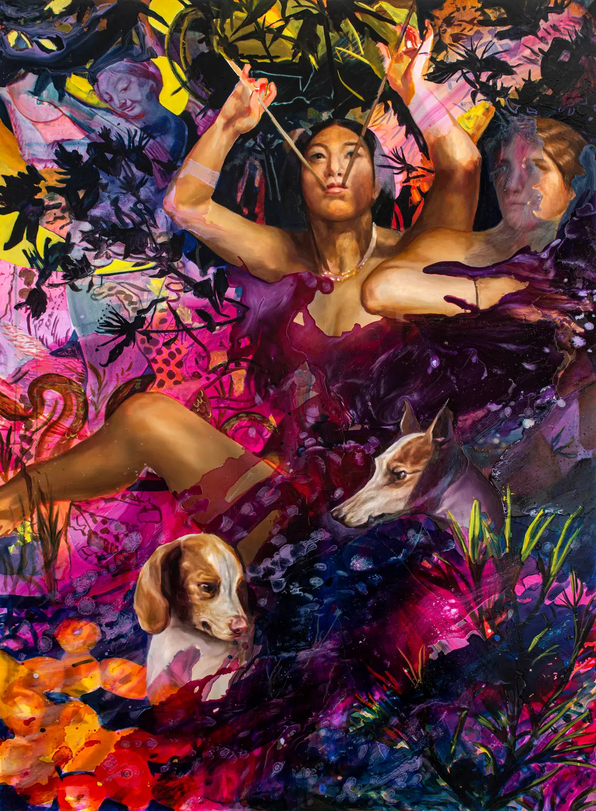 an artwork by Angela Fraleigh