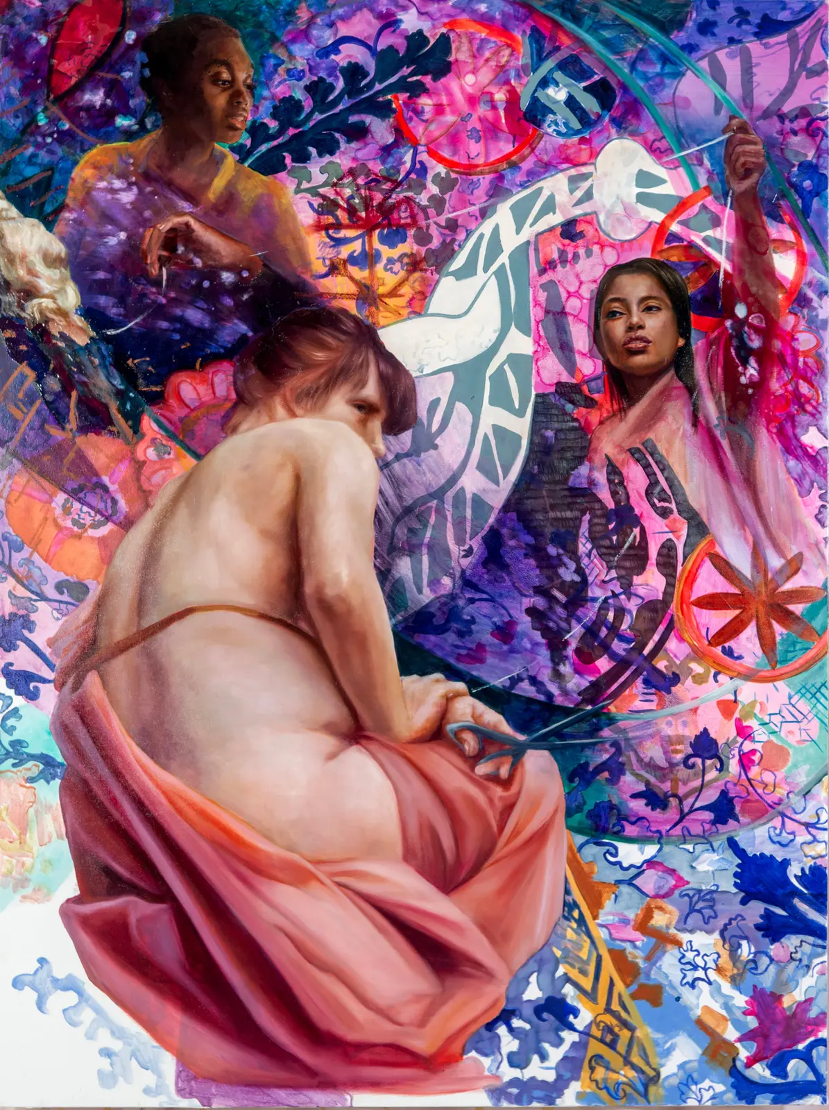 an artwork by Angela Fraleigh