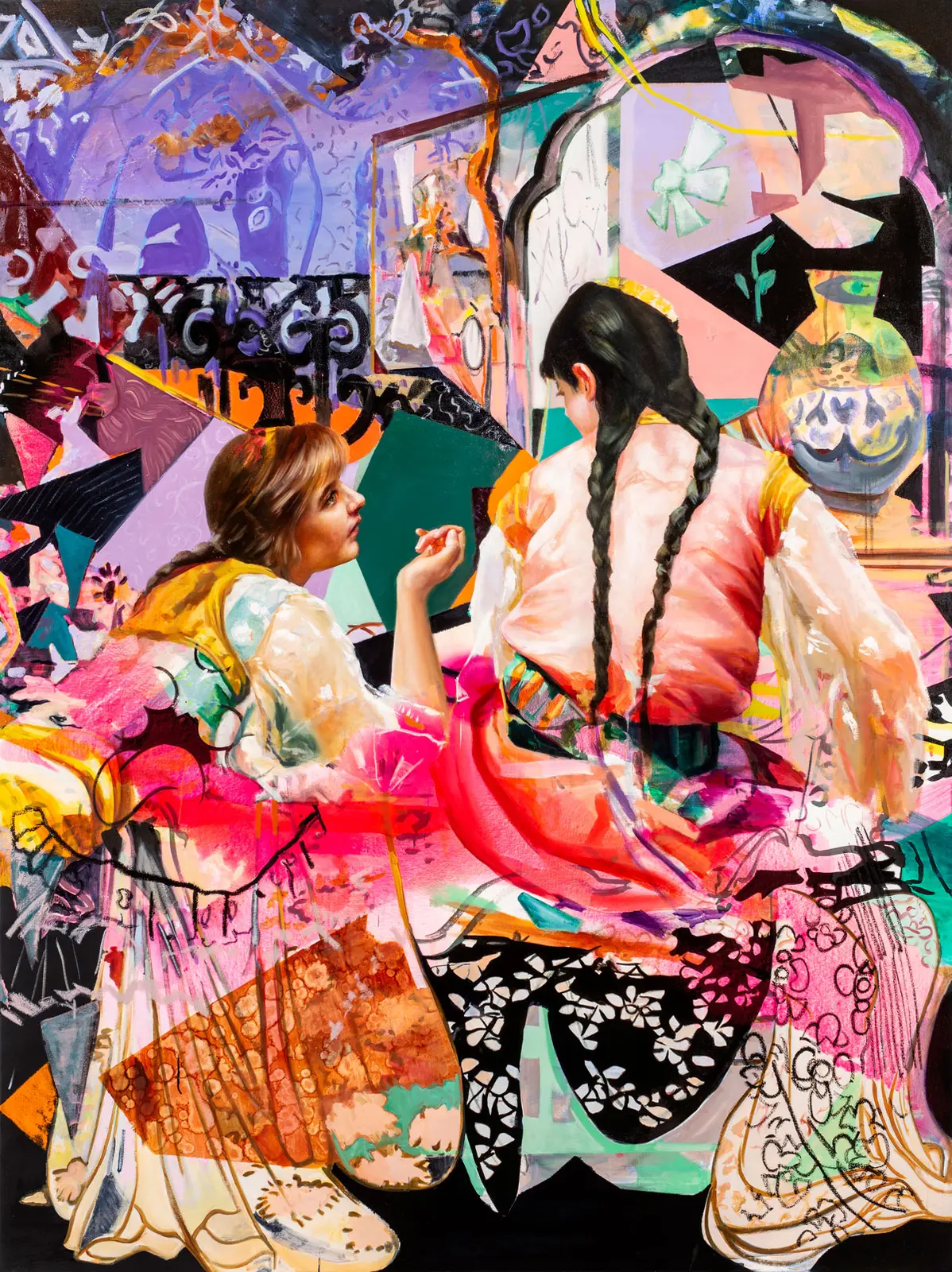 an artwork by Angela Fraleigh