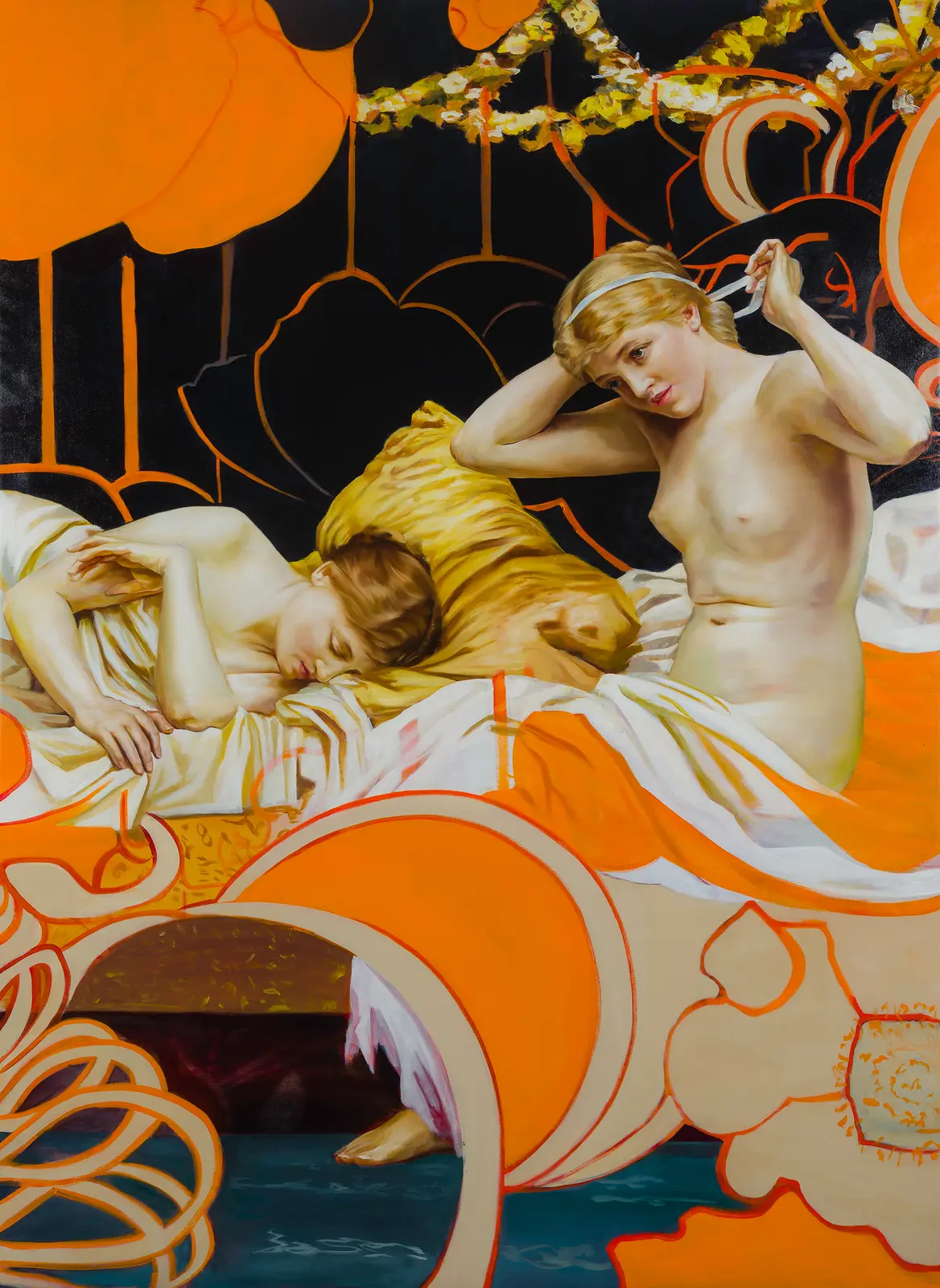 an artwork by Angela Fraleigh