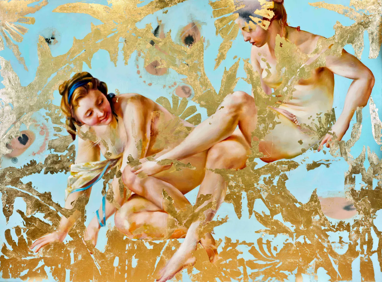 an artwork by Angela Fraleigh