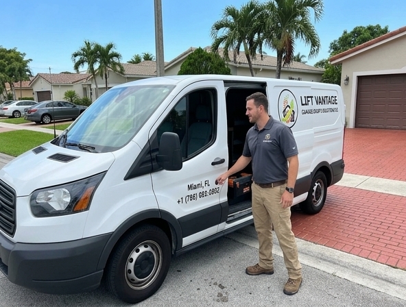 Professional garage door repair and installation in Hallandale Beach, FL