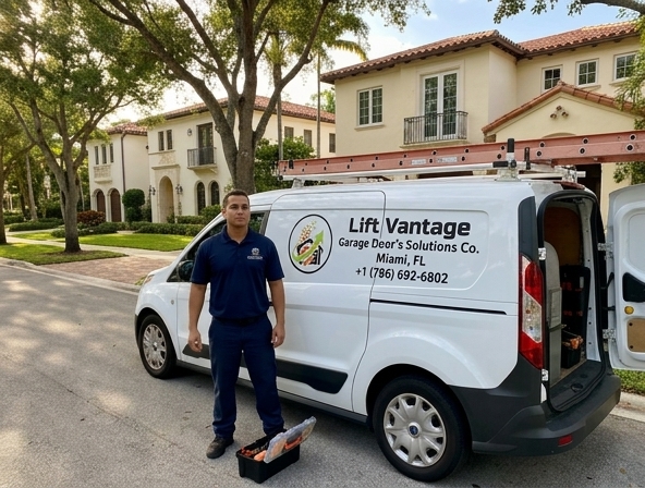 Professional garage door repair and installation in Key Biscayne, FL