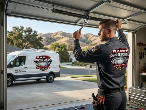 Professional garage door repair and installation in West Hills, CA