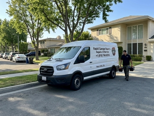 Professional garage door repair and installation in North Hills, CA