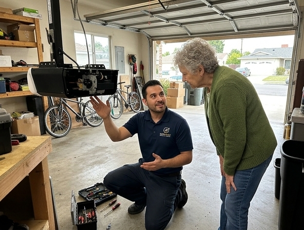 Professional garage door repair and installation in North Hollywood, CA