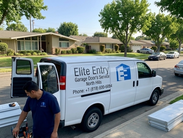 Professional garage door repair and installation in North Hills, CA
