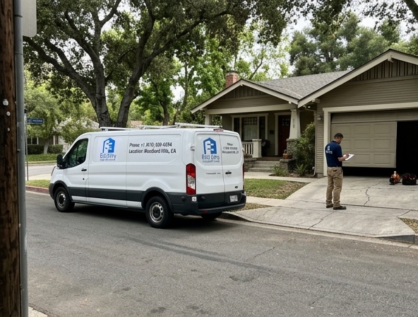 Professional garage door repair and installation in The Boulevard, CA