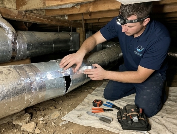 Torn Air Duct Replacement in Livermore, CA