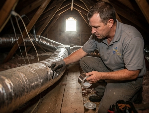Torn Air Duct Replacement in Sanford, FL