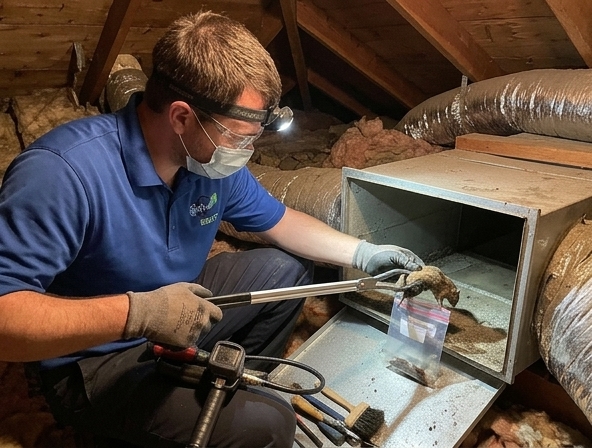 Dead Animal Removal from Your Air Ducts in Vallejo, CA