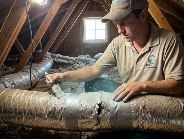 Is Your Torn Air Duct System Affecting Your Sanford Home's Air Quality?