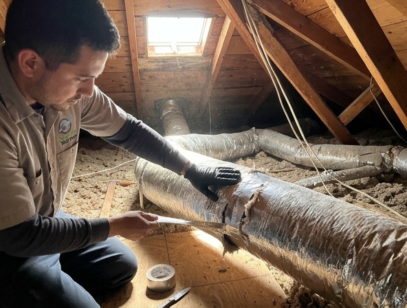 Torn Air Duct Replacement in Jose, CA