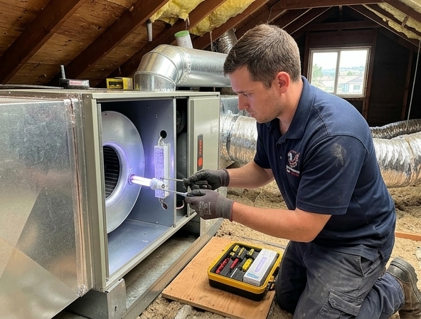 Breathe Cleaner Air with UV Light Installation for Your Petaluma AC