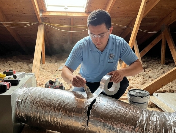 Torn Air Duct Replacement in San Jose, CA