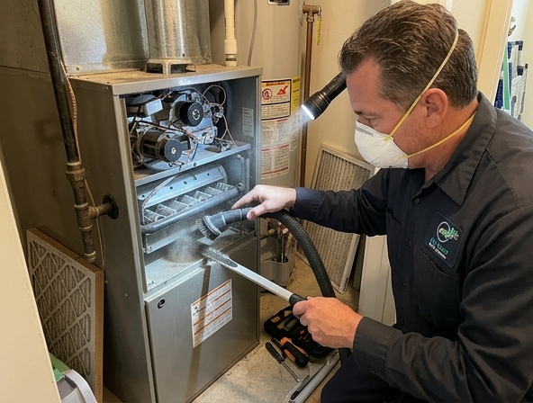 Breathing Easier with a Clean Furnace in Livermore, CA