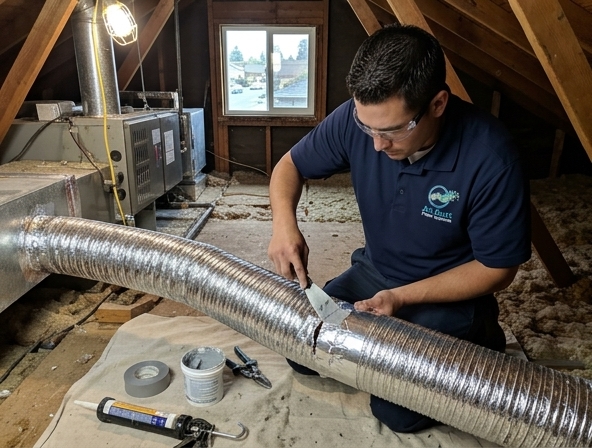 Stop Air Leaks in Your Livermore Ducts