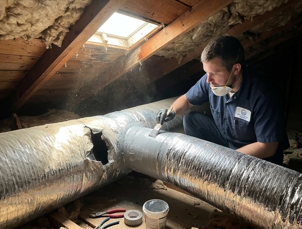 Torn Air Duct Replacement in San Jose, CA