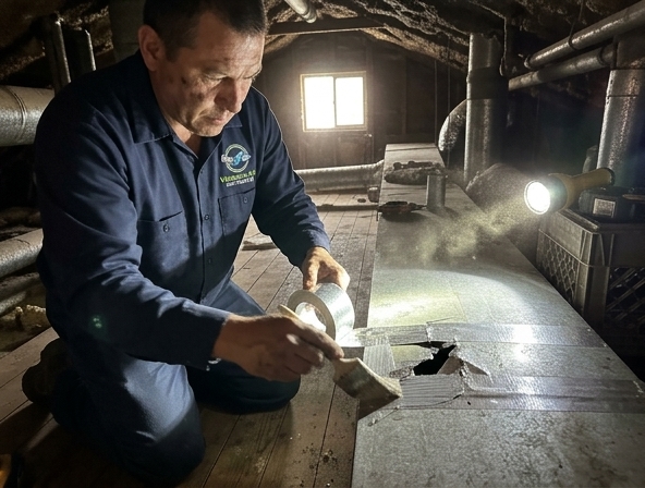 Torn Air Duct Repair in Sunnyvale, CA