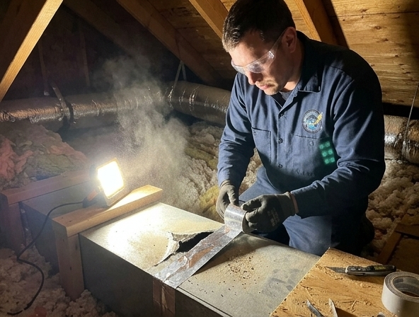 Torn Air Duct Replacement in Sanford, FL