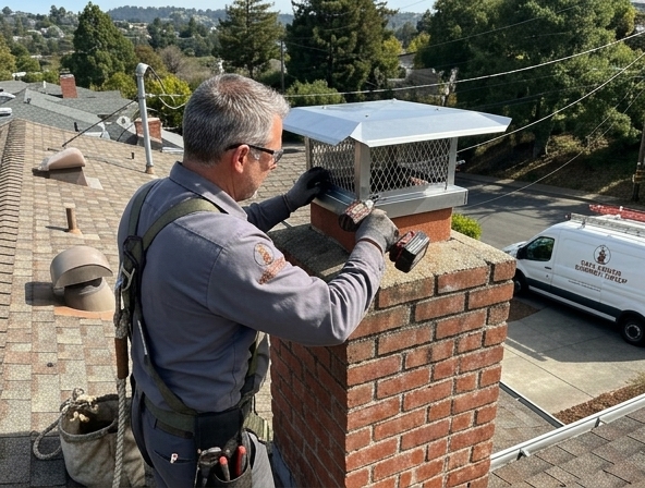 Is Your Chimney Cap Damaged or Missing in San Rafael?