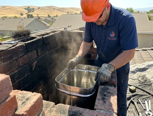 Damaged Chimney Flue Replacement in Livermore, CA