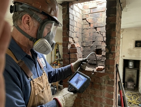 Damaged Chimney Flue Replacement in Los Angeles, CA